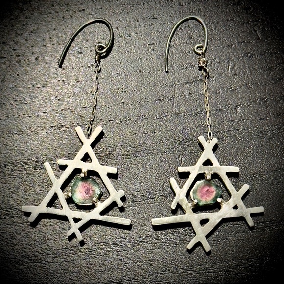 Heart activation earrings